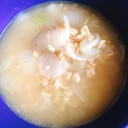 新玉ねぎとオートミールのスープ